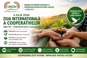 4 iulie 2026 – Ziua Internațională a Cooperativelor – Ediția 104 – „Cooperativele pentru o lume pașnică”